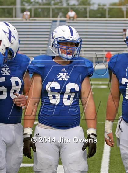 Thumbnail 3 in East St. Louis @ St. Xavier (2014 Crosstown Showdown) photogallery.