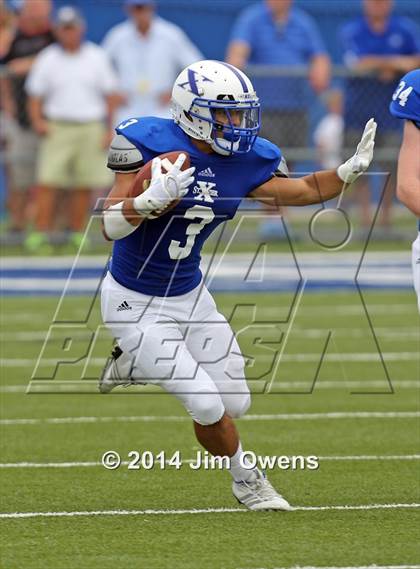 Thumbnail 2 in East St. Louis @ St. Xavier (2014 Crosstown Showdown) photogallery.