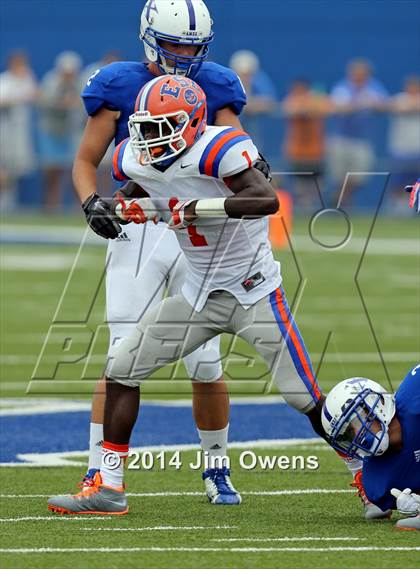Thumbnail 3 in East St. Louis @ St. Xavier (2014 Crosstown Showdown) photogallery.