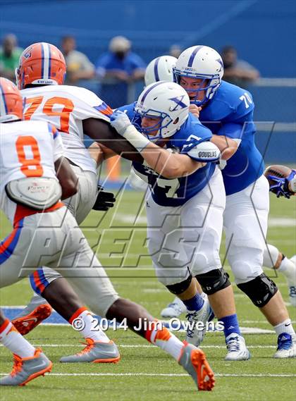 Thumbnail 1 in East St. Louis @ St. Xavier (2014 Crosstown Showdown) photogallery.
