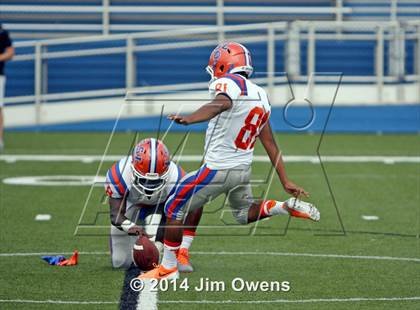 Thumbnail 3 in East St. Louis @ St. Xavier (2014 Crosstown Showdown) photogallery.