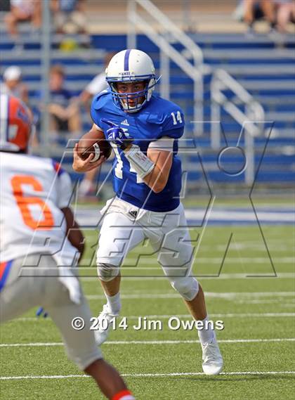 Thumbnail 3 in East St. Louis @ St. Xavier (2014 Crosstown Showdown) photogallery.