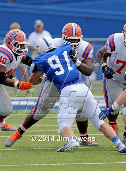 Thumbnail 1 in East St. Louis @ St. Xavier (2014 Crosstown Showdown) photogallery.