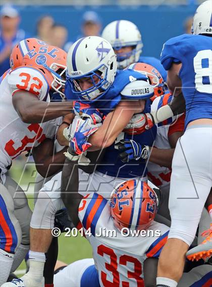 Thumbnail 3 in East St. Louis @ St. Xavier (2014 Crosstown Showdown) photogallery.