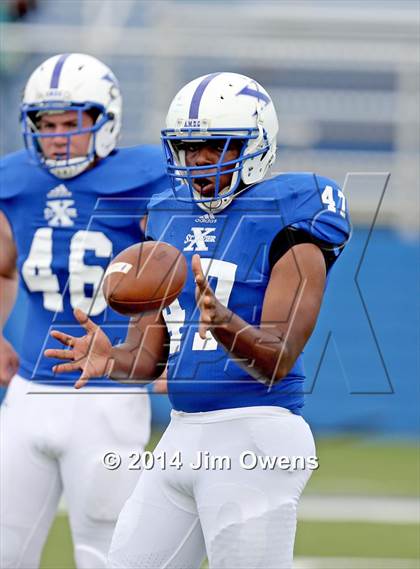 Thumbnail 3 in East St. Louis @ St. Xavier (2014 Crosstown Showdown) photogallery.