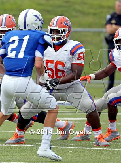 Thumbnail 3 in East St. Louis @ St. Xavier (2014 Crosstown Showdown) photogallery.