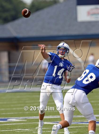 Thumbnail 2 in East St. Louis @ St. Xavier (2014 Crosstown Showdown) photogallery.