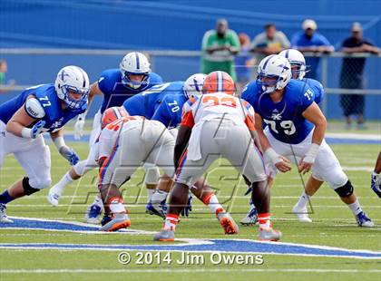 Thumbnail 2 in East St. Louis @ St. Xavier (2014 Crosstown Showdown) photogallery.