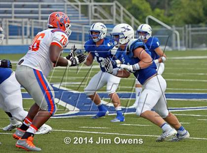 Thumbnail 3 in East St. Louis @ St. Xavier (2014 Crosstown Showdown) photogallery.