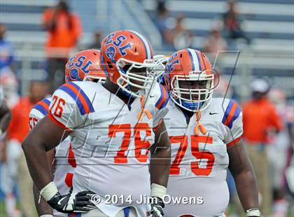 Thumbnail 2 in East St. Louis @ St. Xavier (2014 Crosstown Showdown) photogallery.