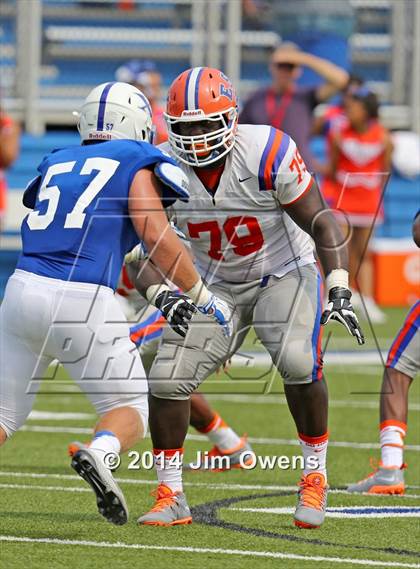 Thumbnail 1 in East St. Louis @ St. Xavier (2014 Crosstown Showdown) photogallery.
