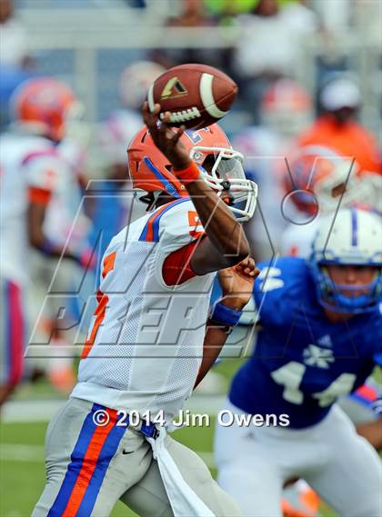 Thumbnail 3 in East St. Louis @ St. Xavier (2014 Crosstown Showdown) photogallery.