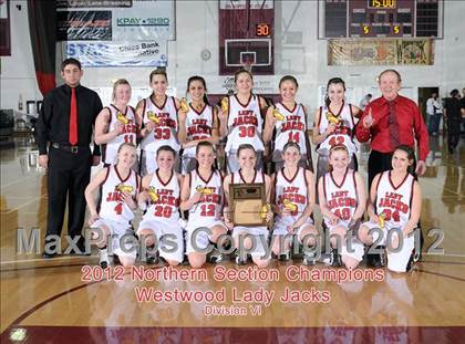 Thumbnail 2 in Redding Christian vs. Westwood (CIF NS D6 Final) photogallery.