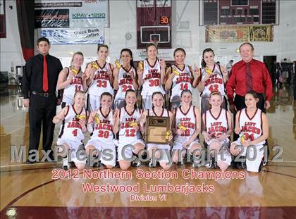 Thumbnail 1 in Redding Christian vs. Westwood (CIF NS D6 Final) photogallery.