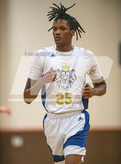 Thumbnail 2 in New Life Christian Academy vs. Freedom Christian Academy (Veterans Showcase) photogallery.