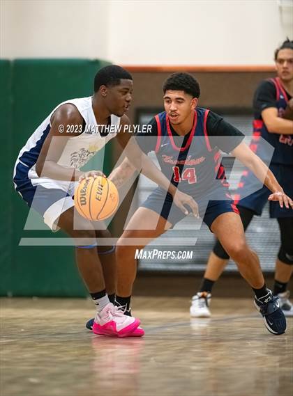 Thumbnail 3 in New Life Christian Academy vs. Freedom Christian Academy (Veterans Showcase) photogallery.
