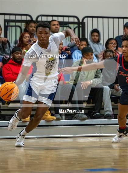 Thumbnail 2 in New Life Christian Academy vs. Freedom Christian Academy (Veterans Showcase) photogallery.