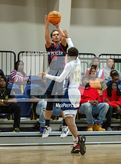 Thumbnail 3 in New Life Christian Academy vs. Freedom Christian Academy (Veterans Showcase) photogallery.