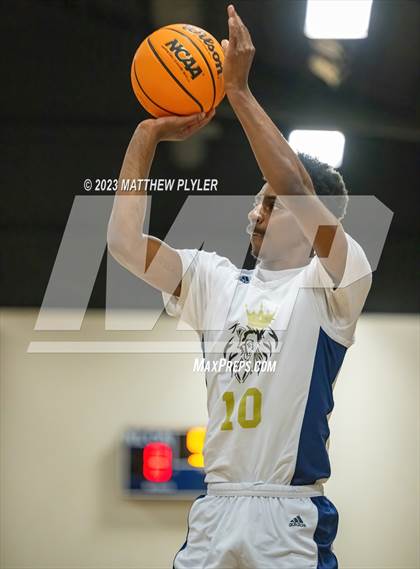 Thumbnail 3 in New Life Christian Academy vs. Freedom Christian Academy (Veterans Showcase) photogallery.