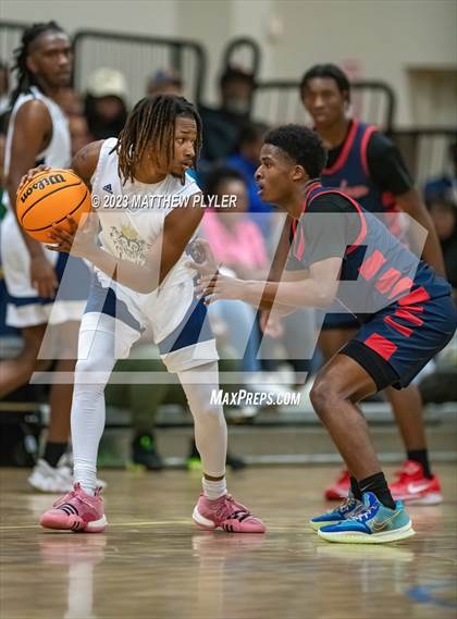 Thumbnail 3 in New Life Christian Academy vs. Freedom Christian Academy (Veterans Showcase) photogallery.