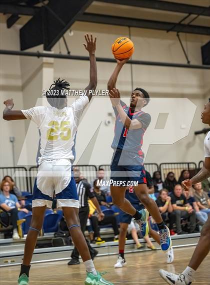 Thumbnail 1 in New Life Christian Academy vs. Freedom Christian Academy (Veterans Showcase) photogallery.