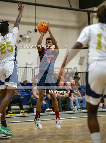 Thumbnail 1 in New Life Christian Academy vs. Freedom Christian Academy (Veterans Showcase) photogallery.