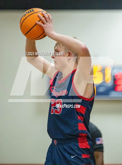 Thumbnail 3 in New Life Christian Academy vs. Freedom Christian Academy (Veterans Showcase) photogallery.