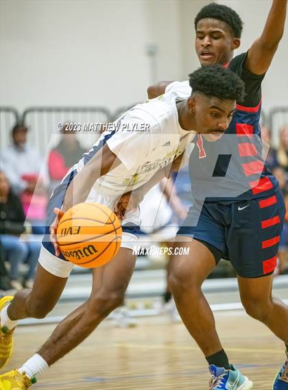 Thumbnail 3 in New Life Christian Academy vs. Freedom Christian Academy (Veterans Showcase) photogallery.