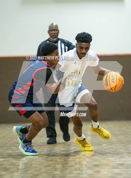 Thumbnail 3 in New Life Christian Academy vs. Freedom Christian Academy (Veterans Showcase) photogallery.