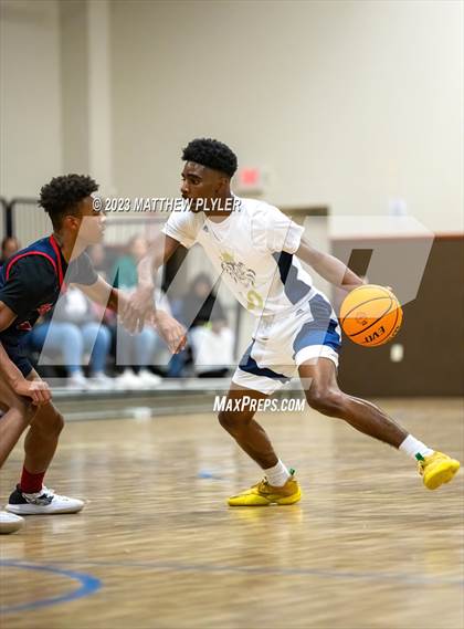 Thumbnail 2 in New Life Christian Academy vs. Freedom Christian Academy (Veterans Showcase) photogallery.
