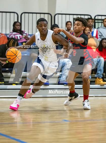 Thumbnail 1 in New Life Christian Academy vs. Freedom Christian Academy (Veterans Showcase) photogallery.