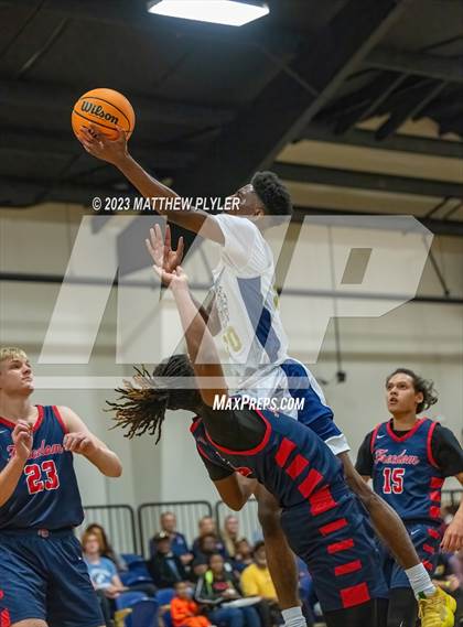 Thumbnail 3 in New Life Christian Academy vs. Freedom Christian Academy (Veterans Showcase) photogallery.
