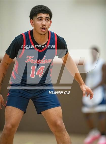 Thumbnail 1 in New Life Christian Academy vs. Freedom Christian Academy (Veterans Showcase) photogallery.