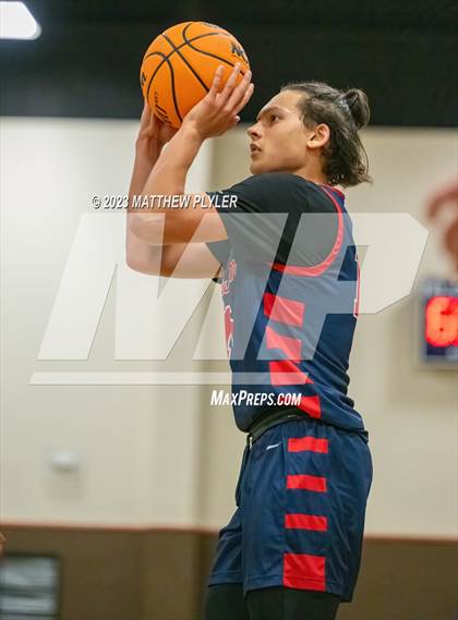 Thumbnail 3 in New Life Christian Academy vs. Freedom Christian Academy (Veterans Showcase) photogallery.
