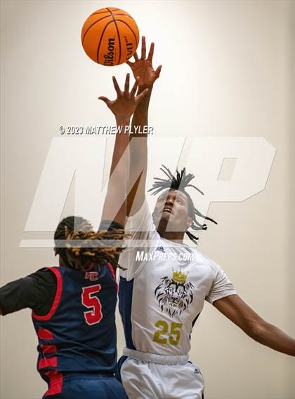 Thumbnail 1 in New Life Christian Academy vs. Freedom Christian Academy (Veterans Showcase) photogallery.