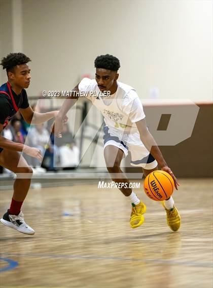 Thumbnail 3 in New Life Christian Academy vs. Freedom Christian Academy (Veterans Showcase) photogallery.
