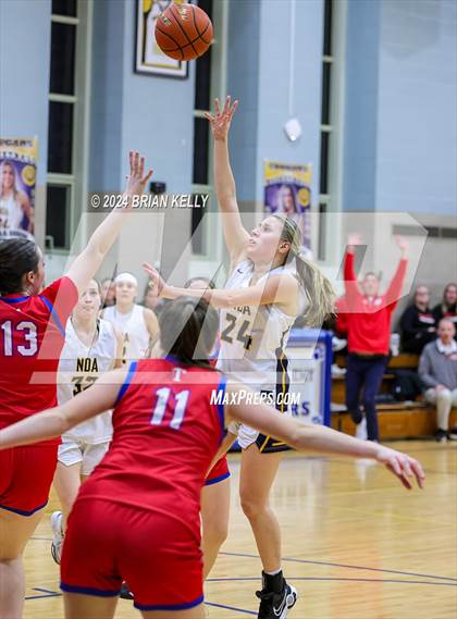 Thumbnail 2 in Notre Dame Academy vs Tewksbury Memorial (MIAA Division 2 Round of 32) photogallery.