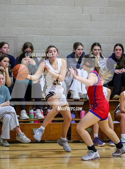 Thumbnail 2 in Notre Dame Academy vs Tewksbury Memorial (MIAA Division 2 Round of 32) photogallery.