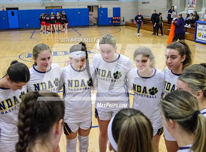 Thumbnail 1 in Notre Dame Academy vs Tewksbury Memorial (MIAA Division 2 Round of 32) photogallery.