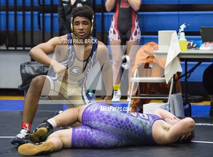 Thumbnail 1 in UIL District 14-6A Wrestling Tournament  photogallery.