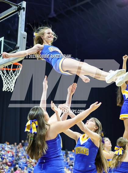 Thumbnail 3 in Huckabay vs. Nazareth (UIL 1A Basketball State Final) photogallery.
