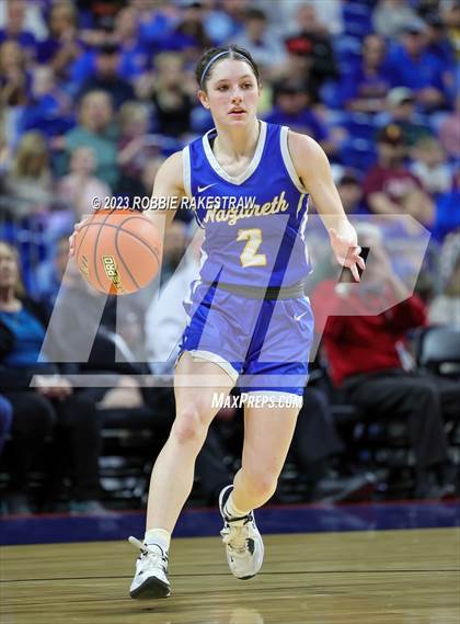 Thumbnail 1 in Huckabay vs. Nazareth (UIL 1A Basketball State Final) photogallery.