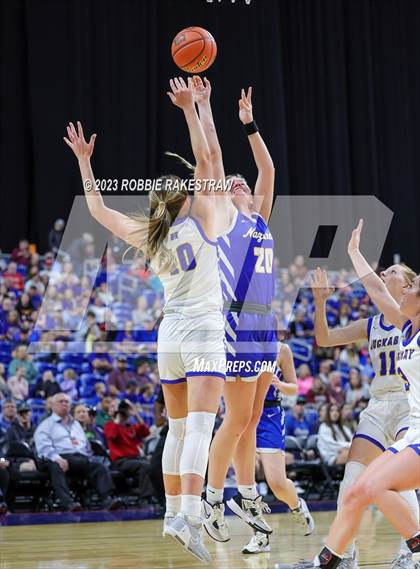 Thumbnail 3 in Huckabay vs. Nazareth (UIL 1A Basketball State Final) photogallery.