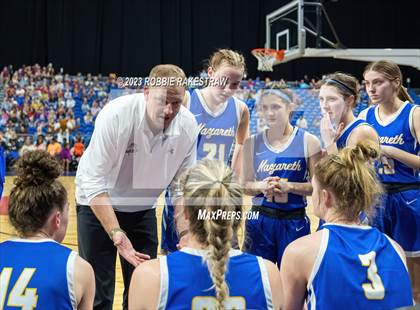 Thumbnail 2 in Huckabay vs. Nazareth (UIL 1A Basketball State Final) photogallery.