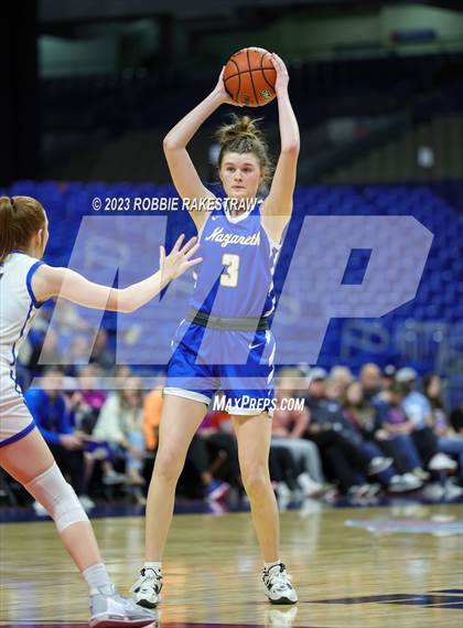 Thumbnail 2 in Huckabay vs. Nazareth (UIL 1A Basketball State Final) photogallery.