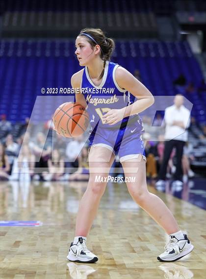Thumbnail 1 in Huckabay vs. Nazareth (UIL 1A Basketball State Final) photogallery.