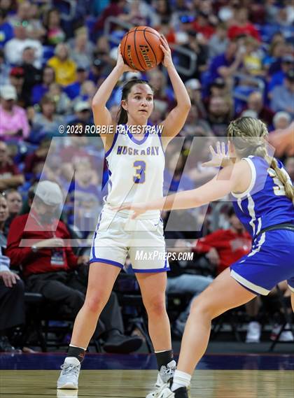 Thumbnail 2 in Huckabay vs. Nazareth (UIL 1A Basketball State Final) photogallery.