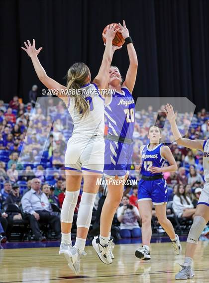 Thumbnail 2 in Huckabay vs. Nazareth (UIL 1A Basketball State Final) photogallery.