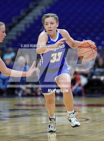 Thumbnail 3 in Huckabay vs. Nazareth (UIL 1A Basketball State Final) photogallery.