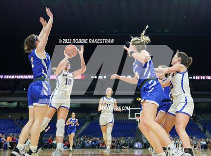 Thumbnail 1 in Huckabay vs. Nazareth (UIL 1A Basketball State Final) photogallery.